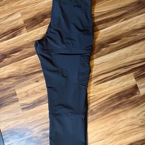 The North Face Bridgeway 3-way Zip-Off Pants - Black Women's Size 12